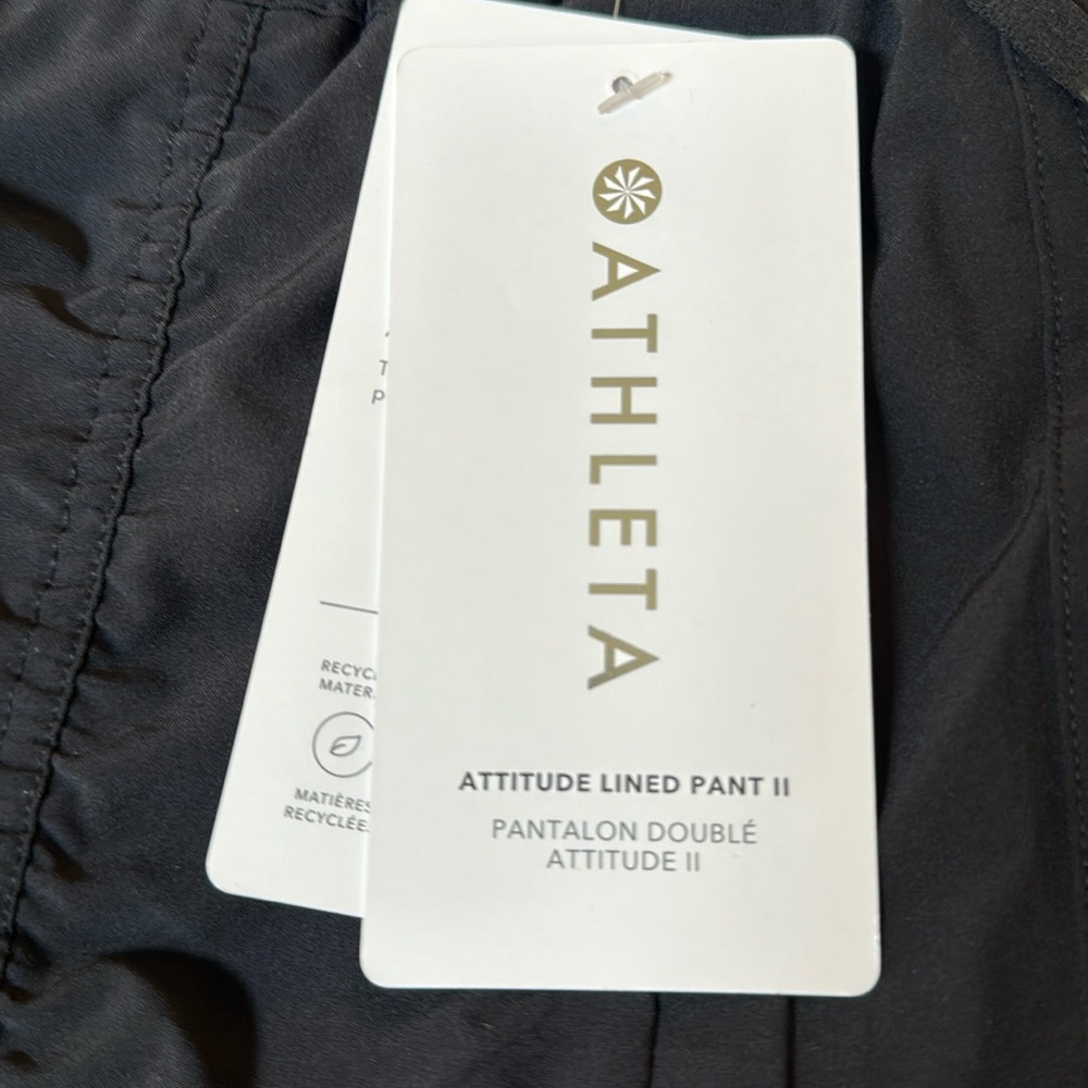 New Athleta attitude lined pant II.